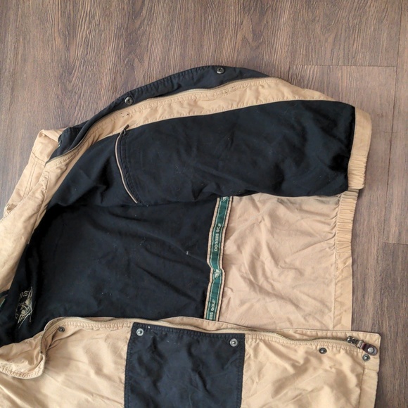 Dockers Mens Size XL Vintage Tan and Black Golf Jacket - Picture 8 of 11